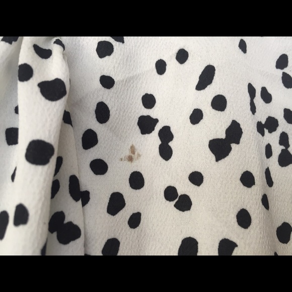 Shein Black + White Polka Dot Midi Dress - Picture 13 of 13